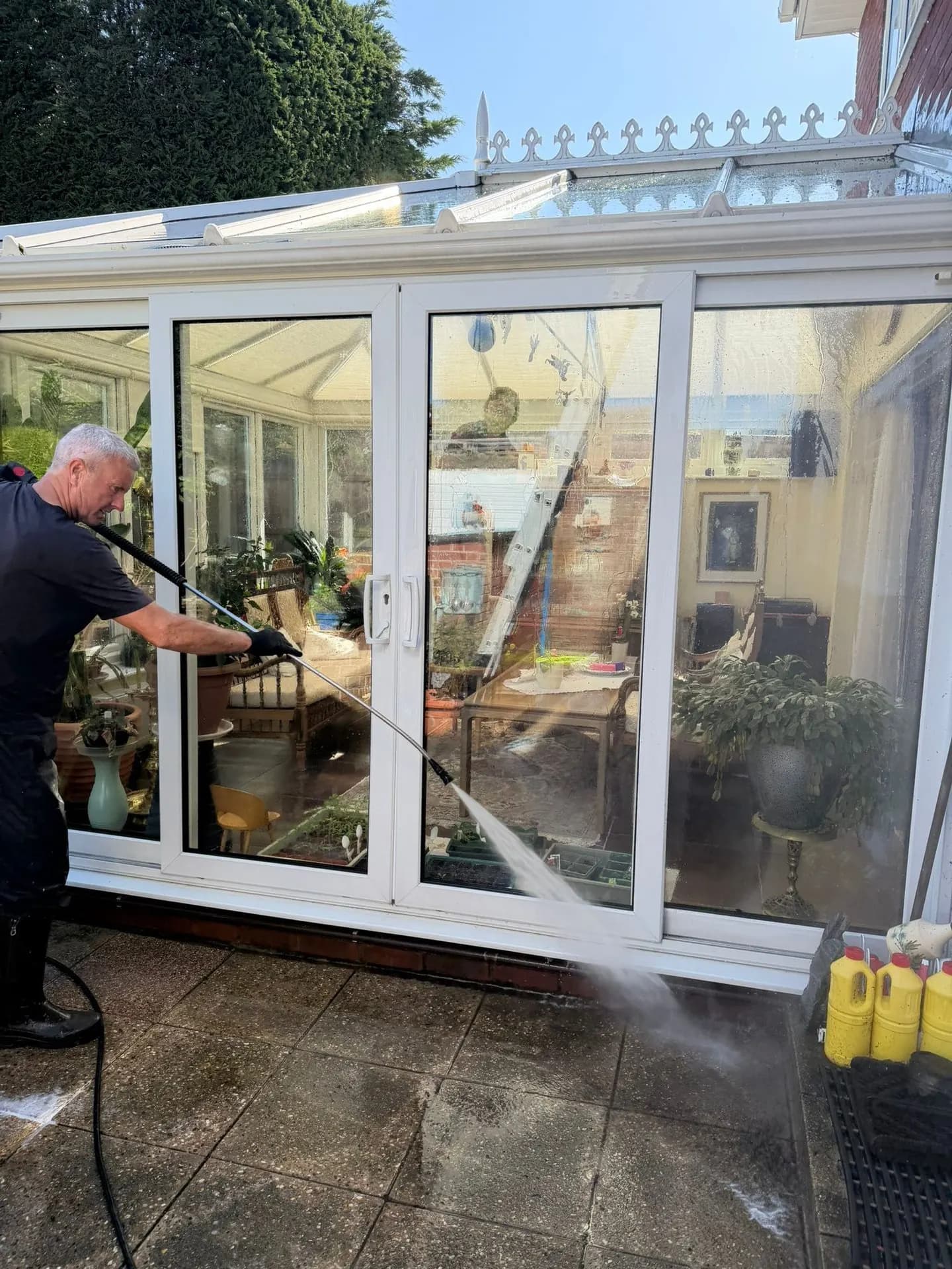 UPVC & Fascia Cleaning Essex — pressure washing before and after