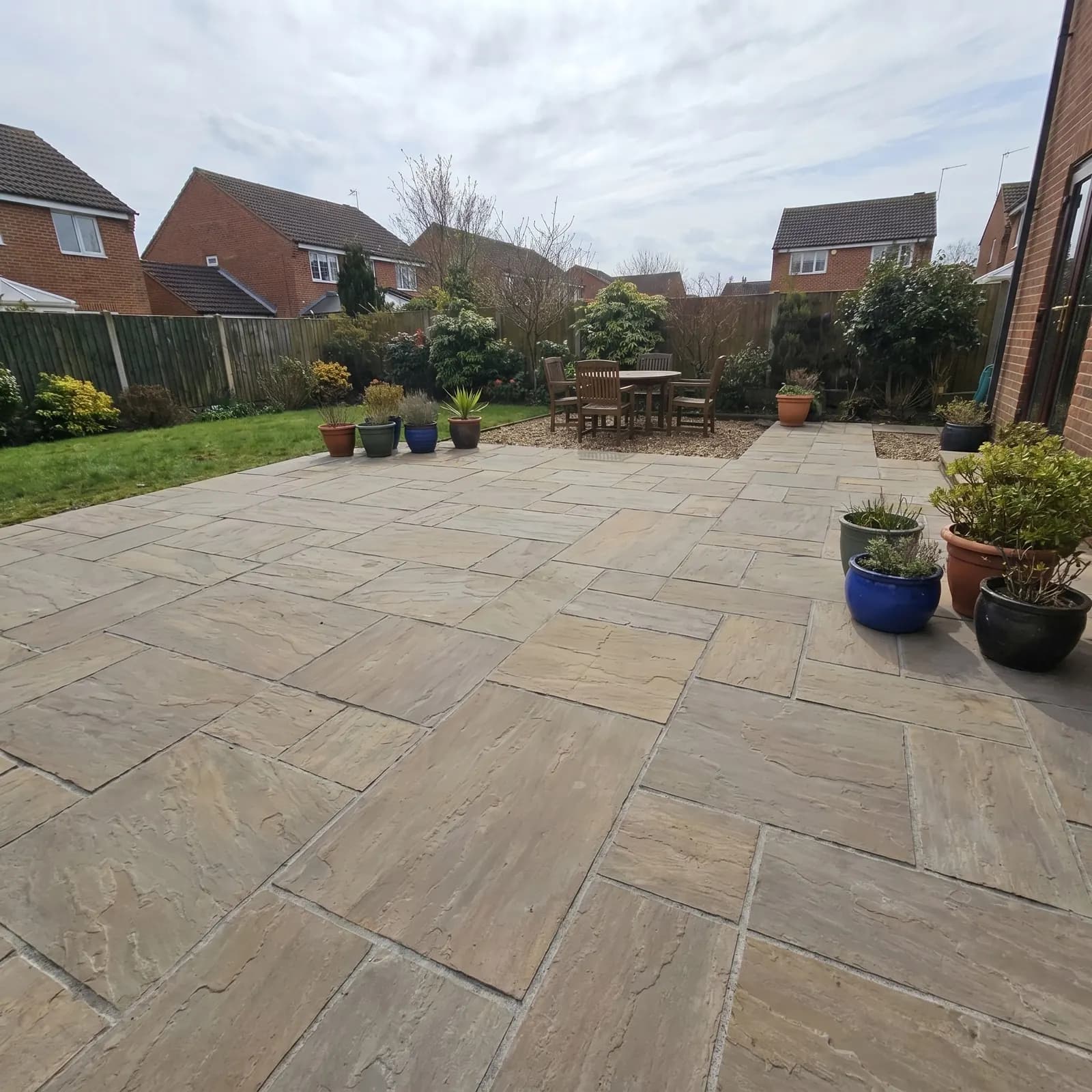 Patio Cleaning Essex — pressure washing before and after